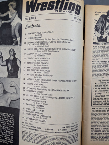 Wrestling REVUE July 1968 Issue