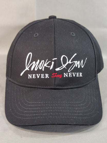 アントニオ猪木「NEVER SAY NEVER」キャップ(ブラック)