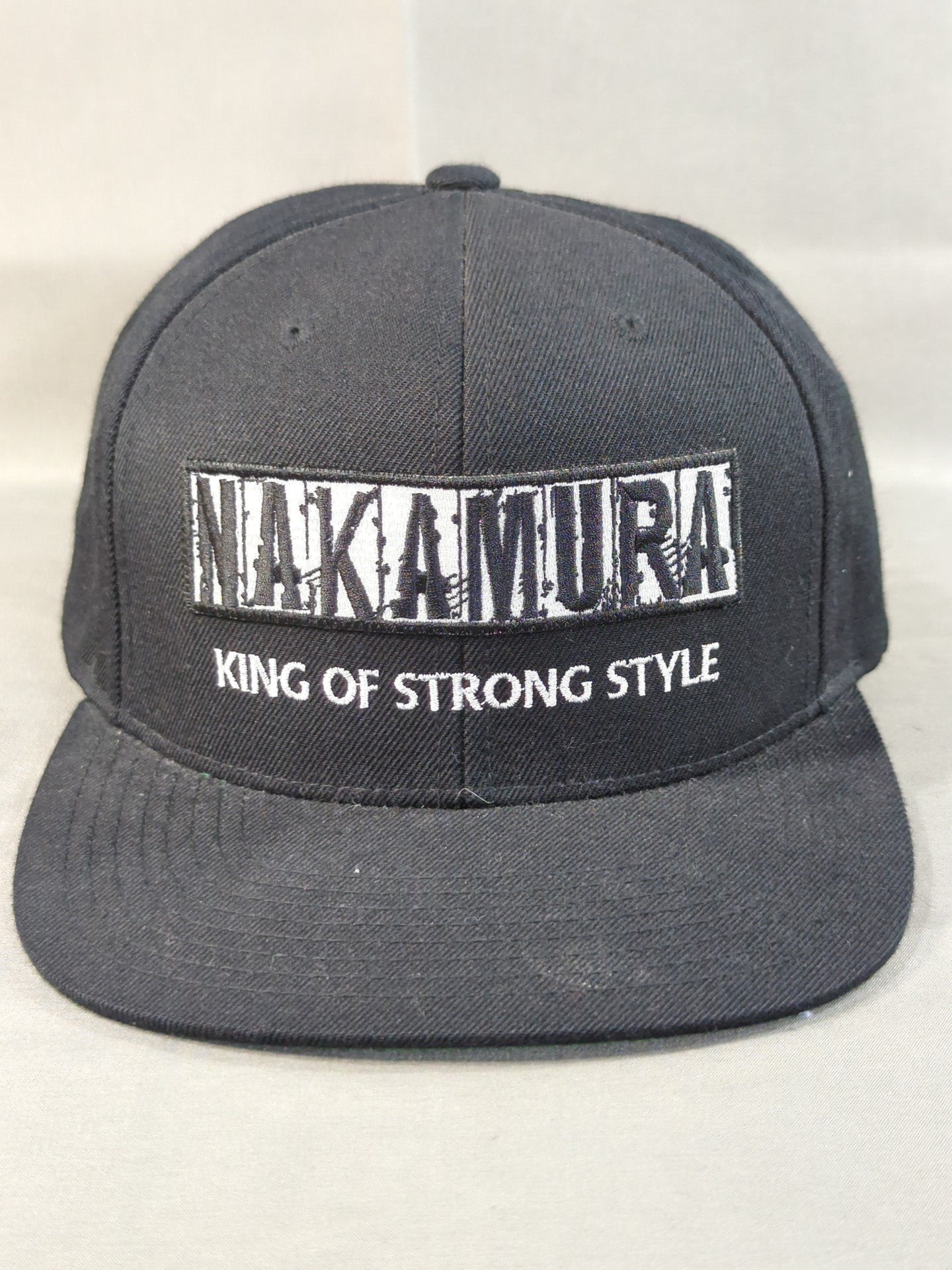 ★NINE RULAZ×WWE★ 中邑真輔 スナップバックキャップ(ブラック)