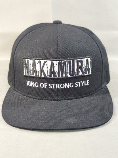 ★NINE RULAZ×WWE★ 中邑真輔 スナップバックキャップ(ブラック)