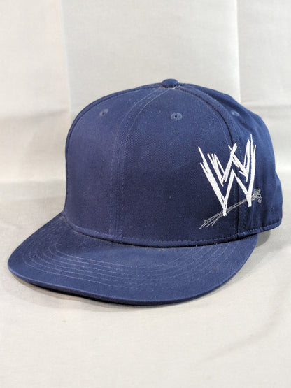 WWE ロゴ刺繍キャップ(ネイビー)