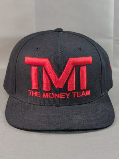 フロイド・メイウェザー「TMT THE MONEY TEAM」キャップ(ブラック×レッド)