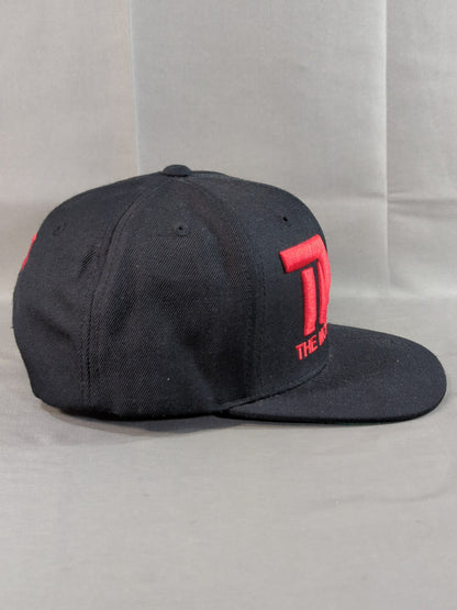 フロイド・メイウェザー「TMT THE MONEY TEAM」キャップ(ブラック×レッド)