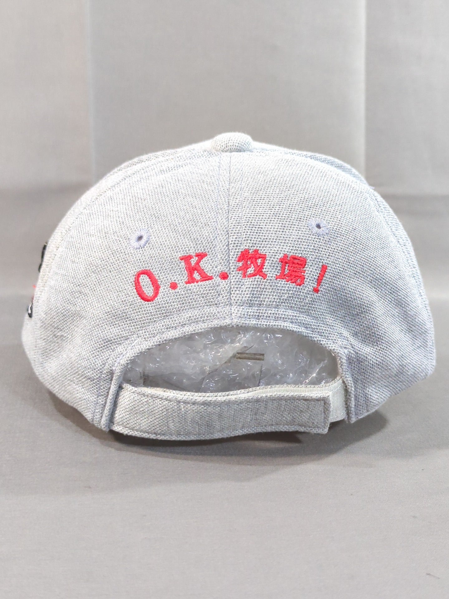 【直筆サイン入り】ガッツ石松「O.K.牧場!」刺繍入りキャップ