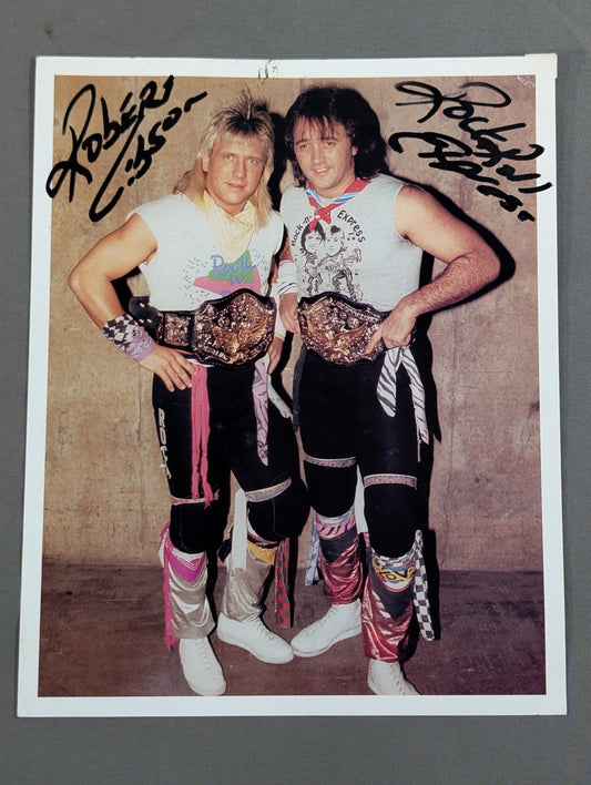 Rock 'n' Roll Express 2 hand signed autographs  Pro-Photo ①