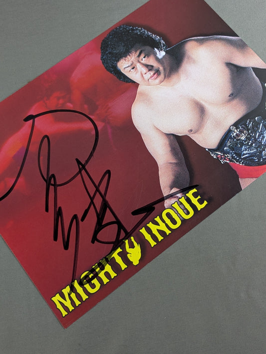 Mighty Inoue hand signed autograph Pro-Photo (A-1)