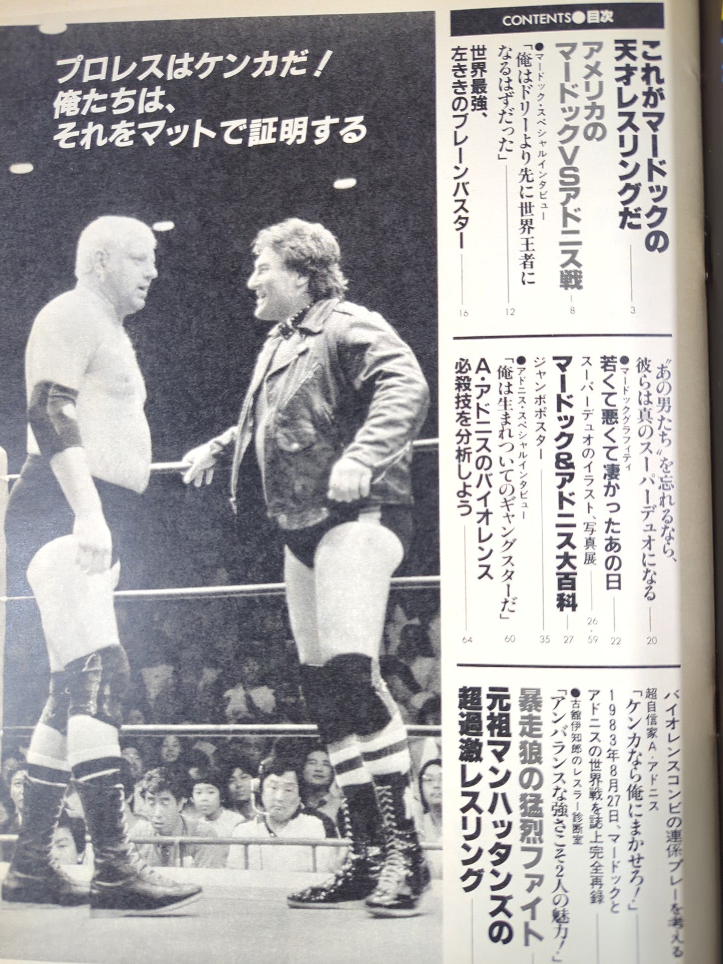プロレスアルバム44 ディック・マードック&アドリアン・アドニス