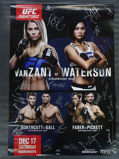 ★出場全26選手直筆サイン入り★ UFC on FOX 22