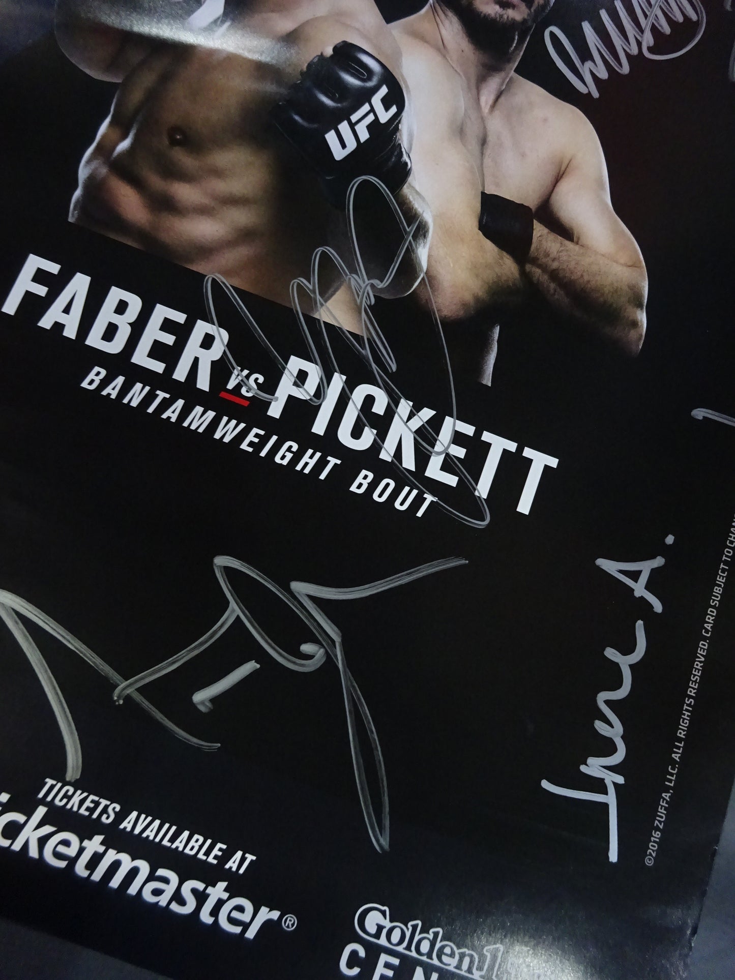 ★出場全26選手直筆サイン入り★ UFC on FOX 22