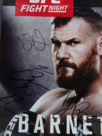 ★出場全20選手直筆サイン入り★ UFC Fight Night 75 BARNETT vs NELSON