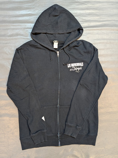 L.I.J Zip hoodie  (2018 / Black × White)