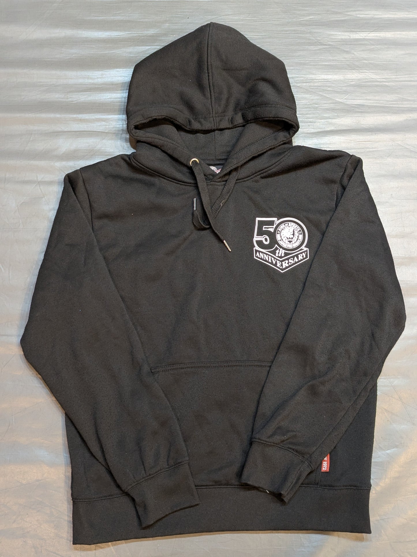 New Japan Pro Wrestling × Shimamura Pullover hoodie  (50th Anniversary / Black)