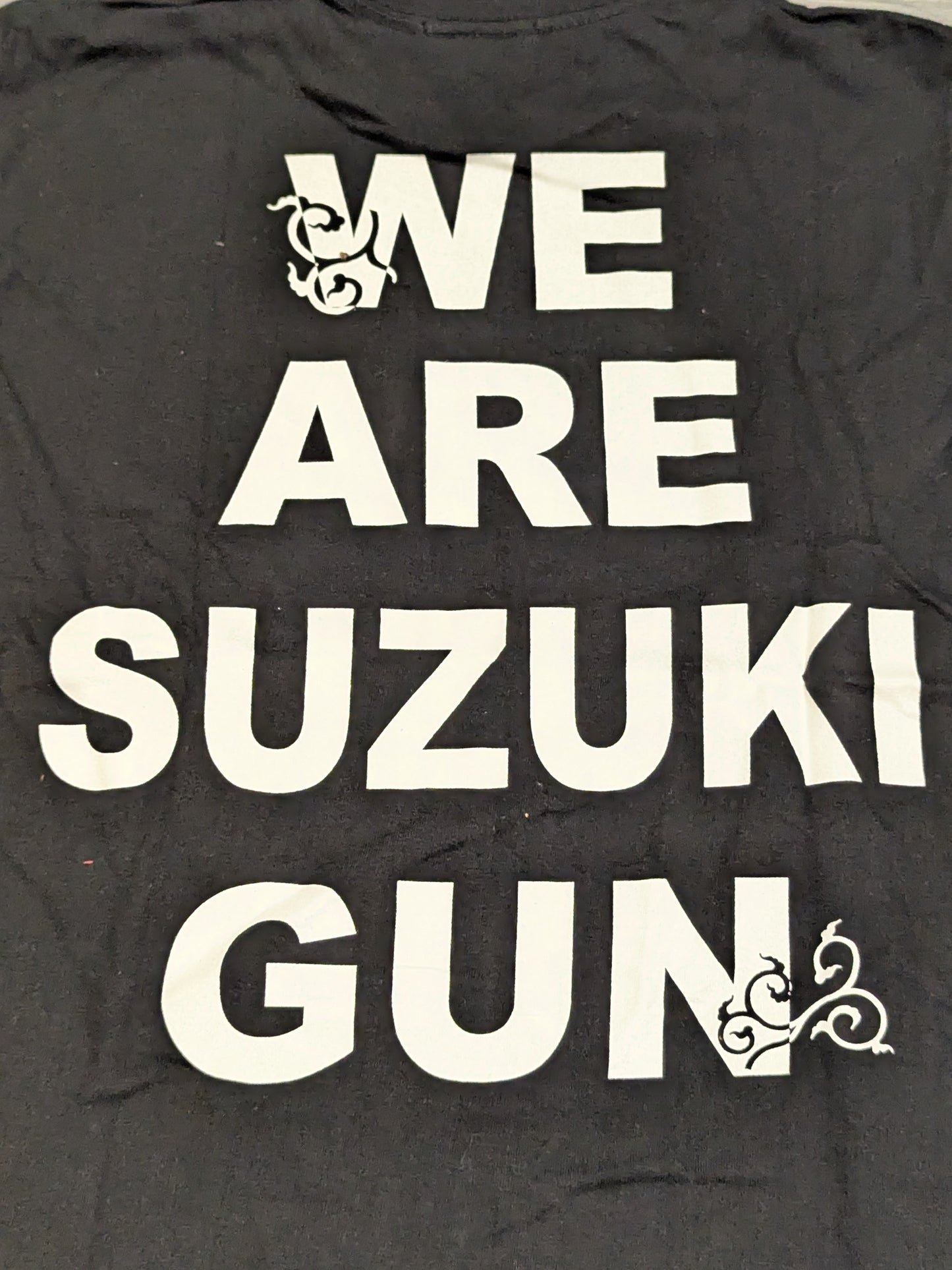 【鈴木みのる 直筆サイン入り】鈴木軍 Tシャツ⑤(ブラック)
