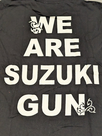 【鈴木みのる 直筆サイン入り】鈴木軍 Tシャツ⑤(ブラック)