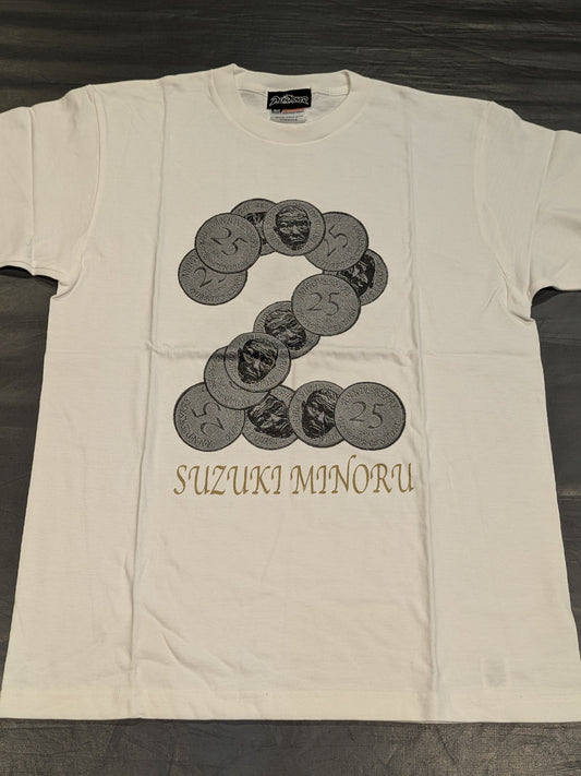 Minoru Suzuki '25th Anniversary' T-shirt (White)