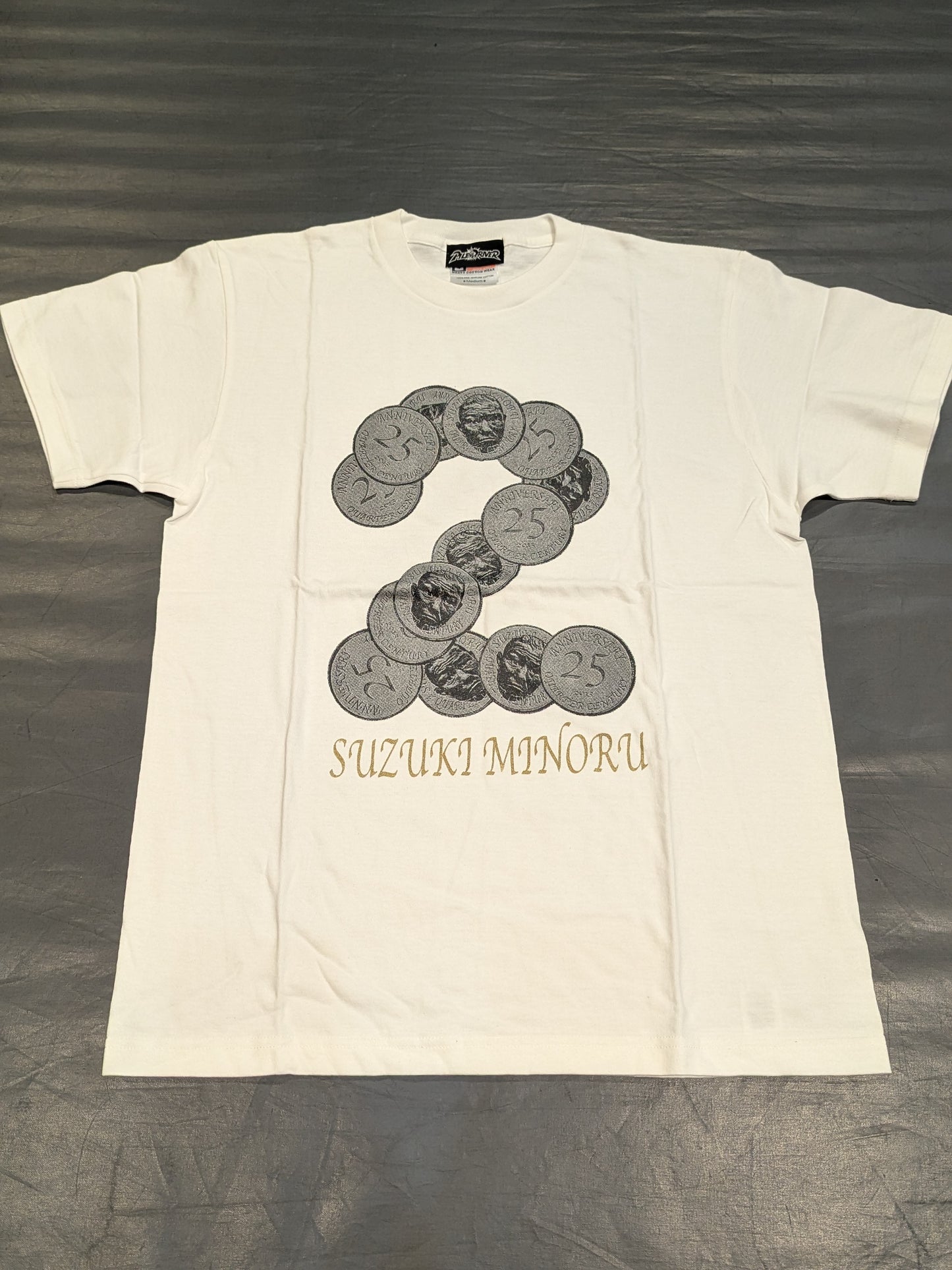 鈴木みのる「25周年記念」Tシャツ(ホワイト)