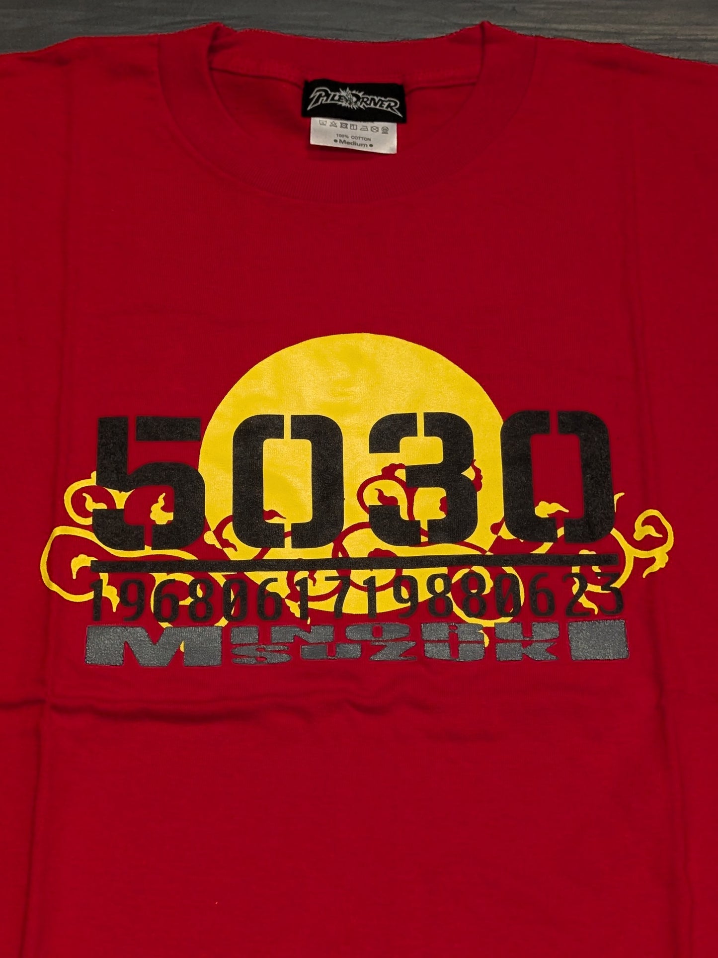 鈴木みのる「5030」Tシャツ(レッド)