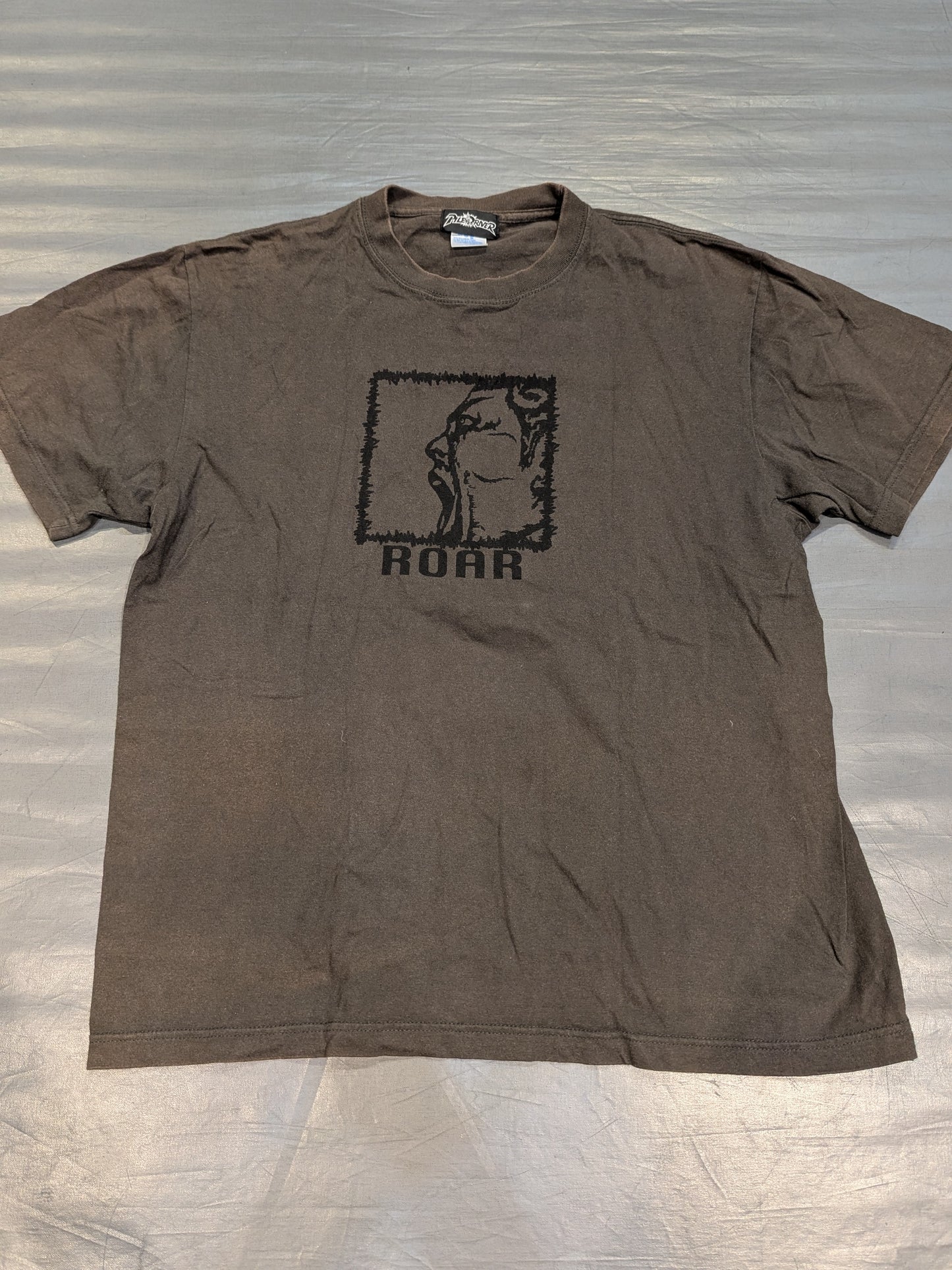 鈴木みのる「ROAR」Tシャツ①(チャコール)
