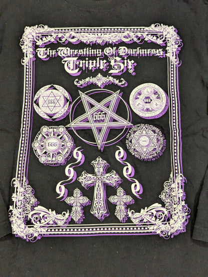 暗黒プロレス組織666 ロングTシャツ①(ブラック)