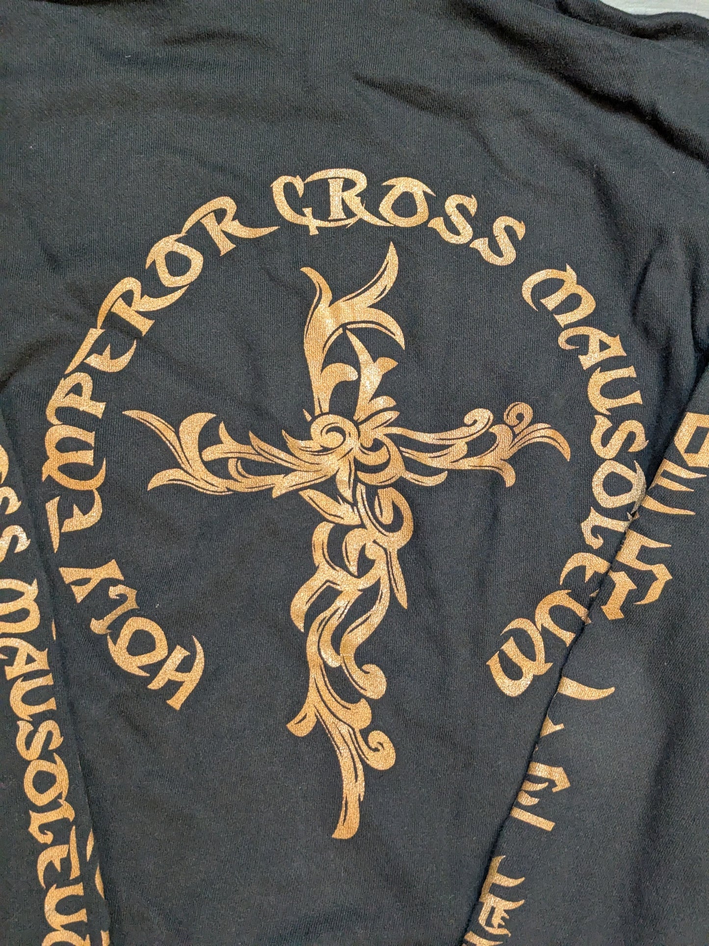Taichi 'CROSS MAUSOLEUM' zip hoodie