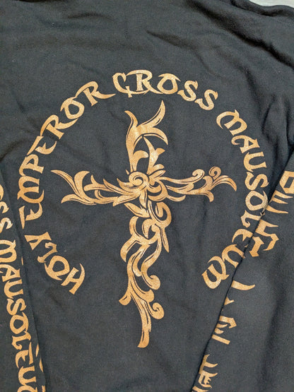 Taichi 'CROSS MAUSOLEUM' zip hoodie