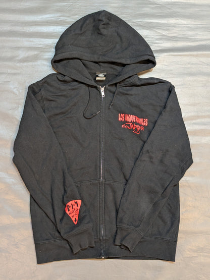L.I.J Zip hoodie  (2018 / Black×Red)