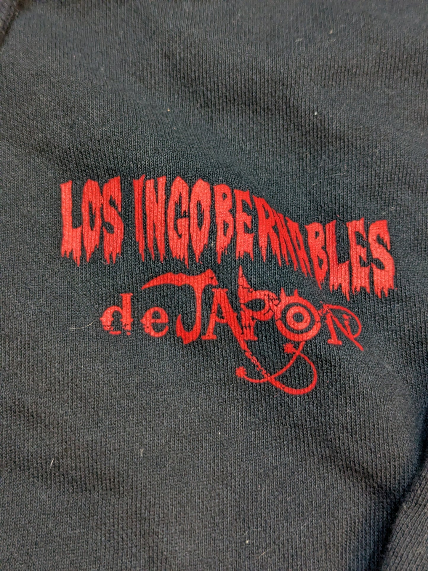 L.I.J Zip hoodie  (2018 / Black×Red)