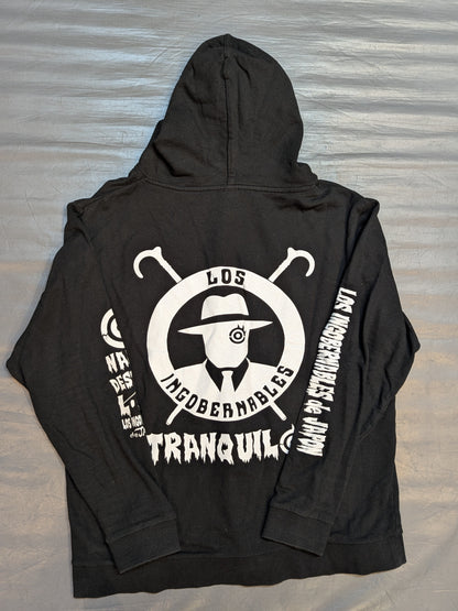Tetsuya Naito Zip hoodie  (1) (Black× White)