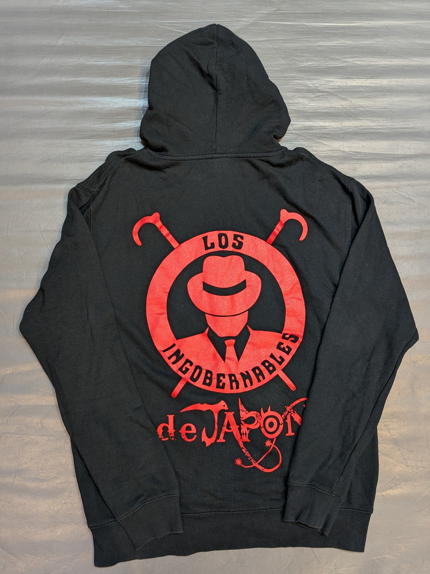 L.I.J Zip hoodie  (2) (2018 / Black × Red)
