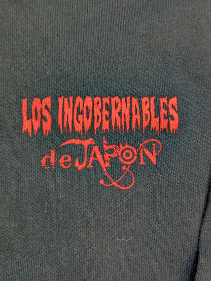 L.I.J Zip hoodie  (2) (2018 / Black × Red)