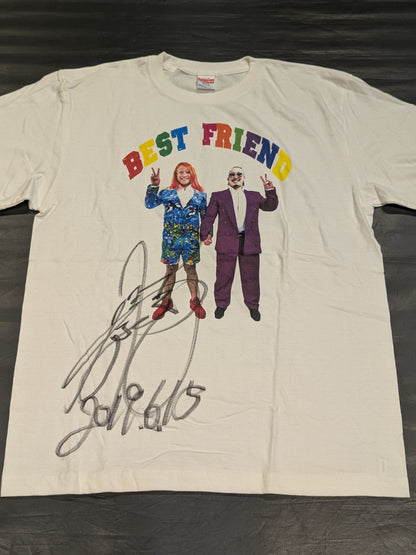 【黒潮イケメン二郎 直筆サイン入り】黒潮イケメン二郎×立花誠吾「BEST FRIEND」Tシャツ