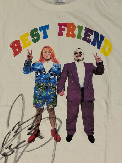 【黒潮イケメン二郎 直筆サイン入り】黒潮イケメン二郎×立花誠吾「BEST FRIEND」Tシャツ