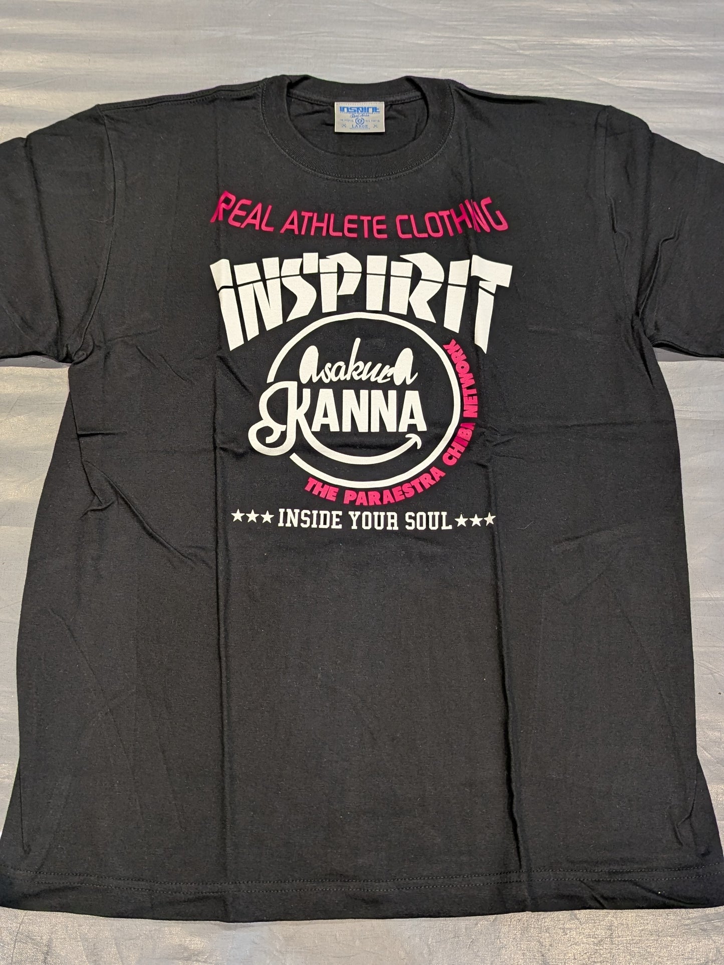 浅倉カンナ「INSPIRIT」Tシャツ①(ブラック)