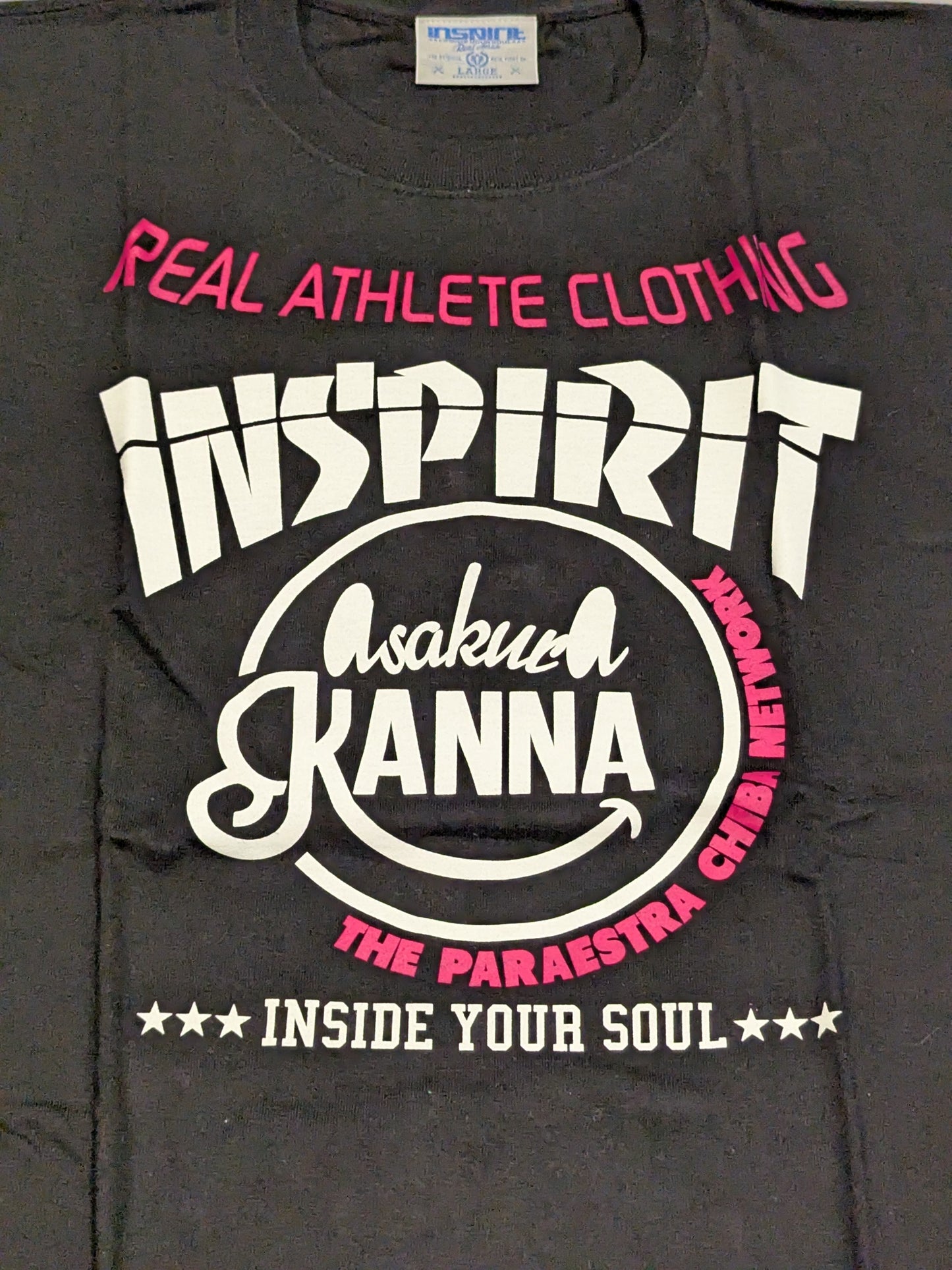 浅倉カンナ「INSPIRIT」Tシャツ①(ブラック)