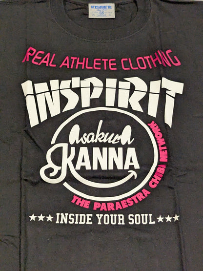 浅倉カンナ「INSPIRIT」Tシャツ①(ブラック)