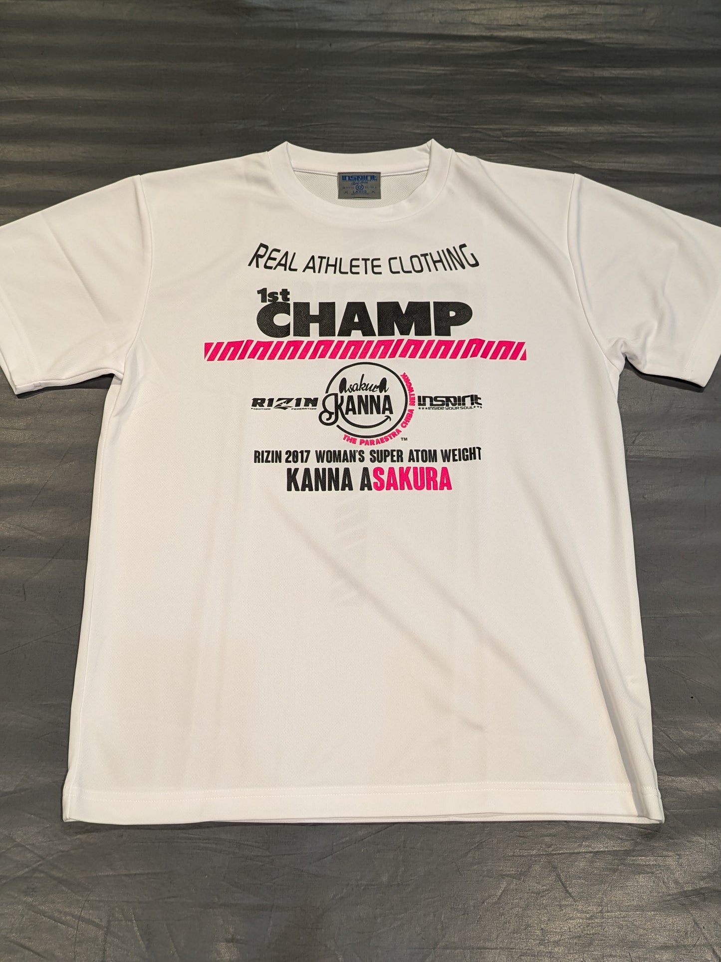 浅倉カンナ「1st CHAMP」ドライTシャツ(ホワイト)