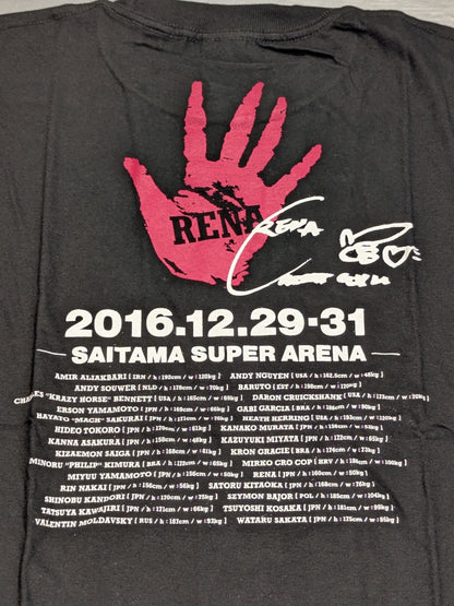 RENA RIZIN 手形Tシャツ①(ブラック)