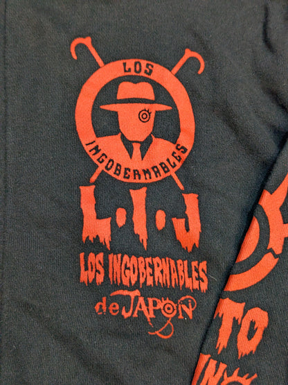 Tetsuya Naito Zip hoodie  (2) (Black×Red)