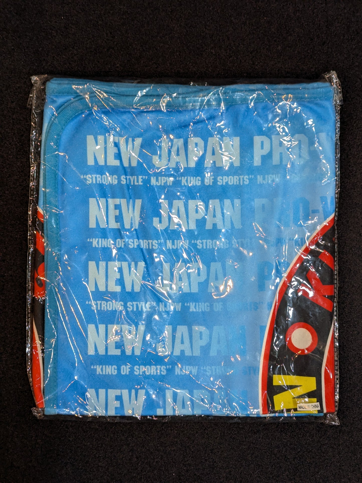 新日本プロレス ライオンマークロゴ ブランケット