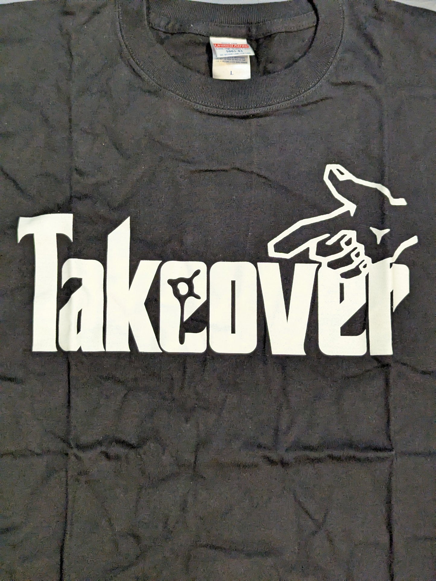 柴田勝頼「TAKE OVER」Tシャツ(ブラック)
