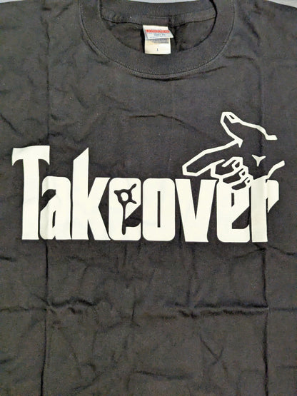 柴田勝頼「TAKE OVER」Tシャツ(ブラック)