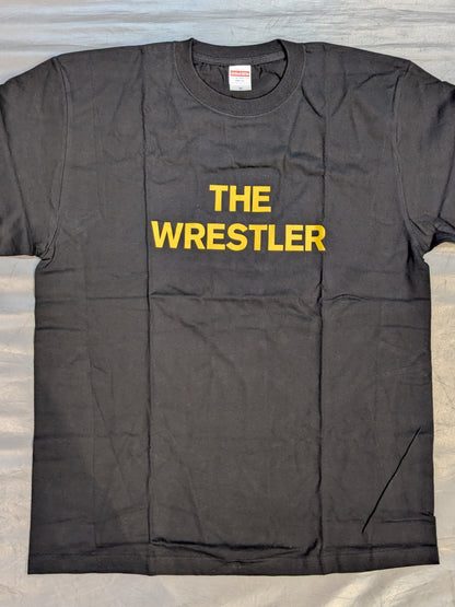 柴田勝頼「THE WRESTLER」Tシャツ①(ブラック×マスタード)