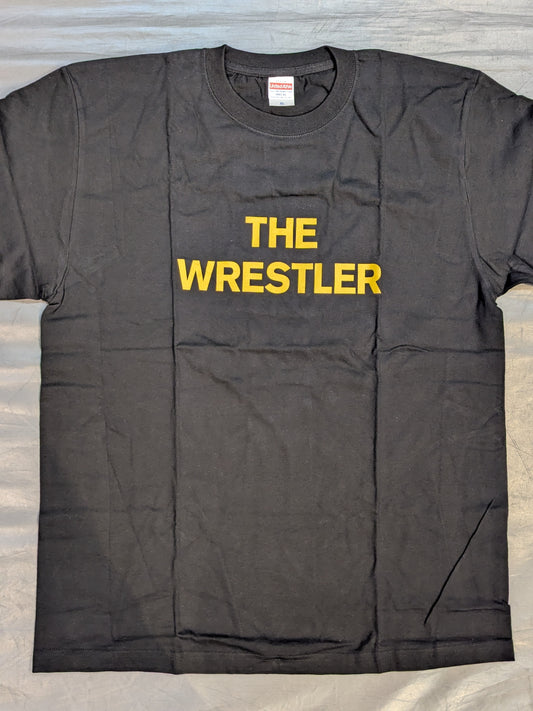 柴田勝頼「THE WRESTLER」Tシャツ①(ブラック×マスタード)