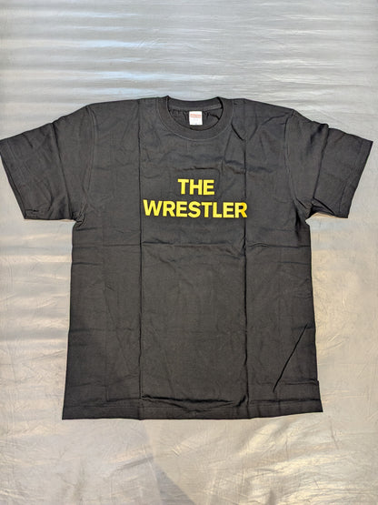 柴田勝頼「THE WRESTLER」Tシャツ①(ブラック×マスタード)