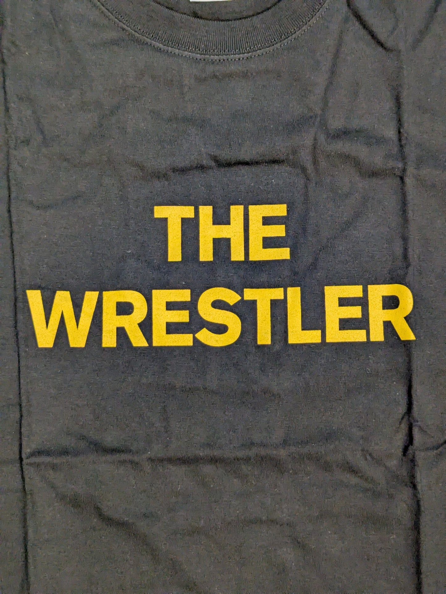 柴田勝頼「THE WRESTLER」Tシャツ①(ブラック×マスタード)
