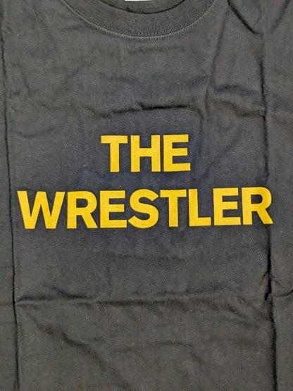 柴田勝頼「THE WRESTLER」Tシャツ①(ブラック×マスタード)
