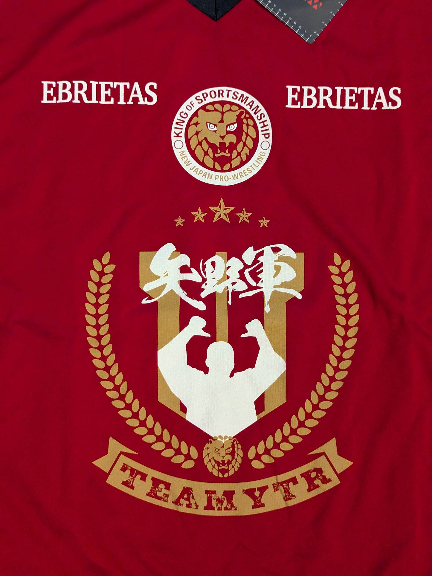 矢野軍一面対抗戦PART２「キング・オブ・スポーツマンシップ」応援サッカーTシャツ