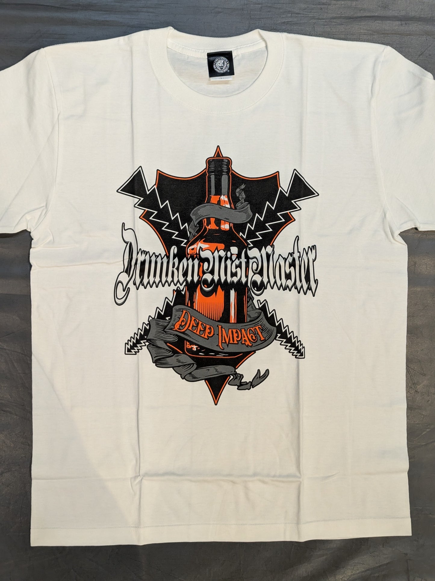 金丸義信「DRUNKEN MIST MASTER」Tシャツ(ホワイト)