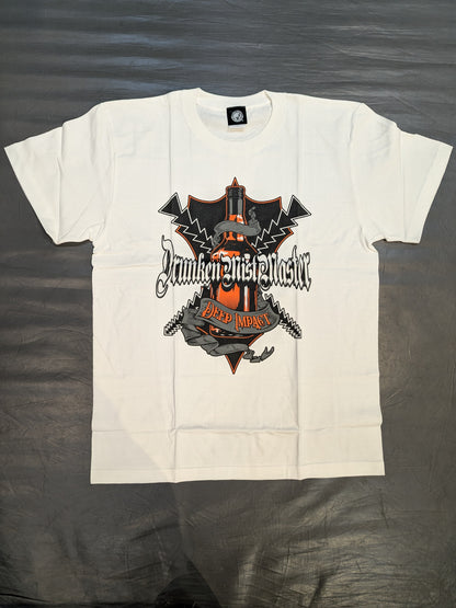 金丸義信「DRUNKEN MIST MASTER」Tシャツ(ホワイト)