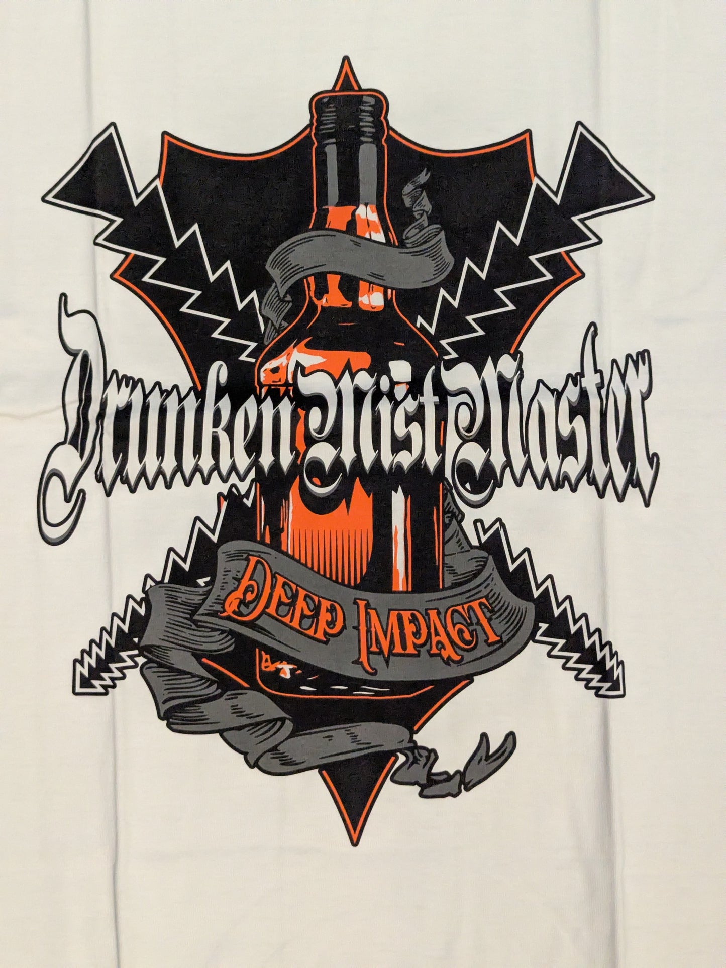金丸義信「DRUNKEN MIST MASTER」Tシャツ(ホワイト)